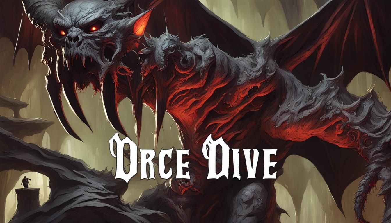 Orcus in Dark Cave: A Photorealistic Demon Lord