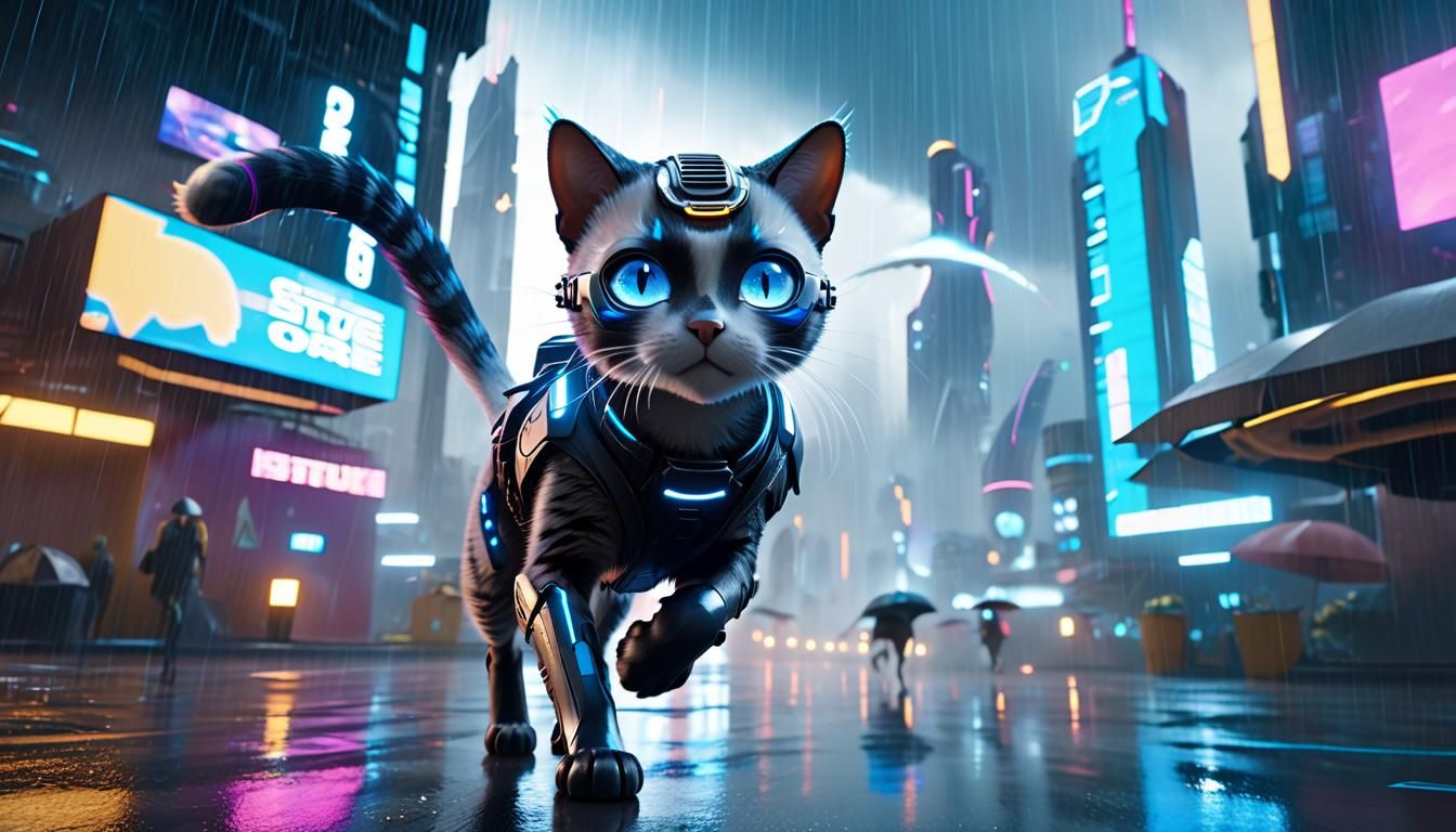 Bionic Cat of the Future