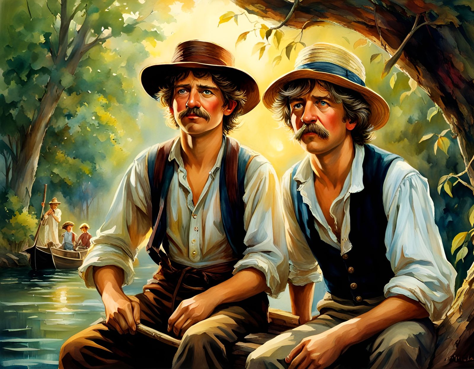 Tom Sawyer and Huckleberry Finn: Grown Up Realism