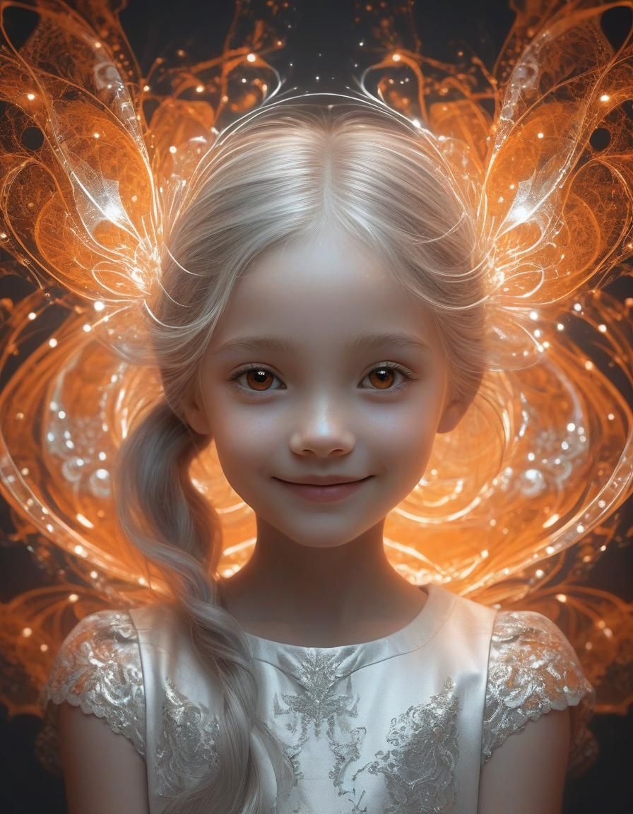 Ethereal Portrait of Cassidy deFiore in Fractal Art