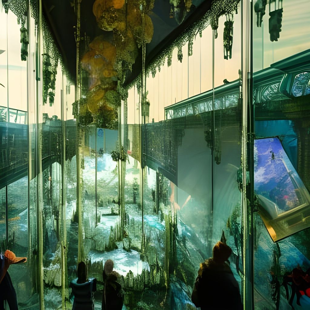 Lightning in Glass Boxes: Ethereal Digital Art