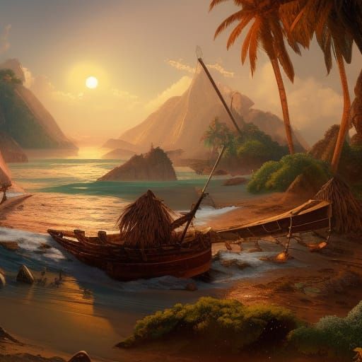 Robinson Crusoe Finds RTX Card on Beach