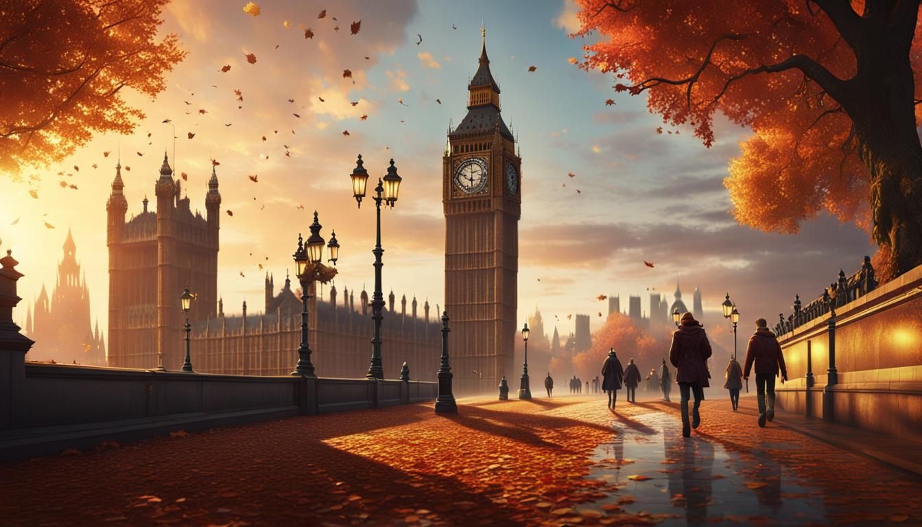Autumn in London: Fantasy Concept Art