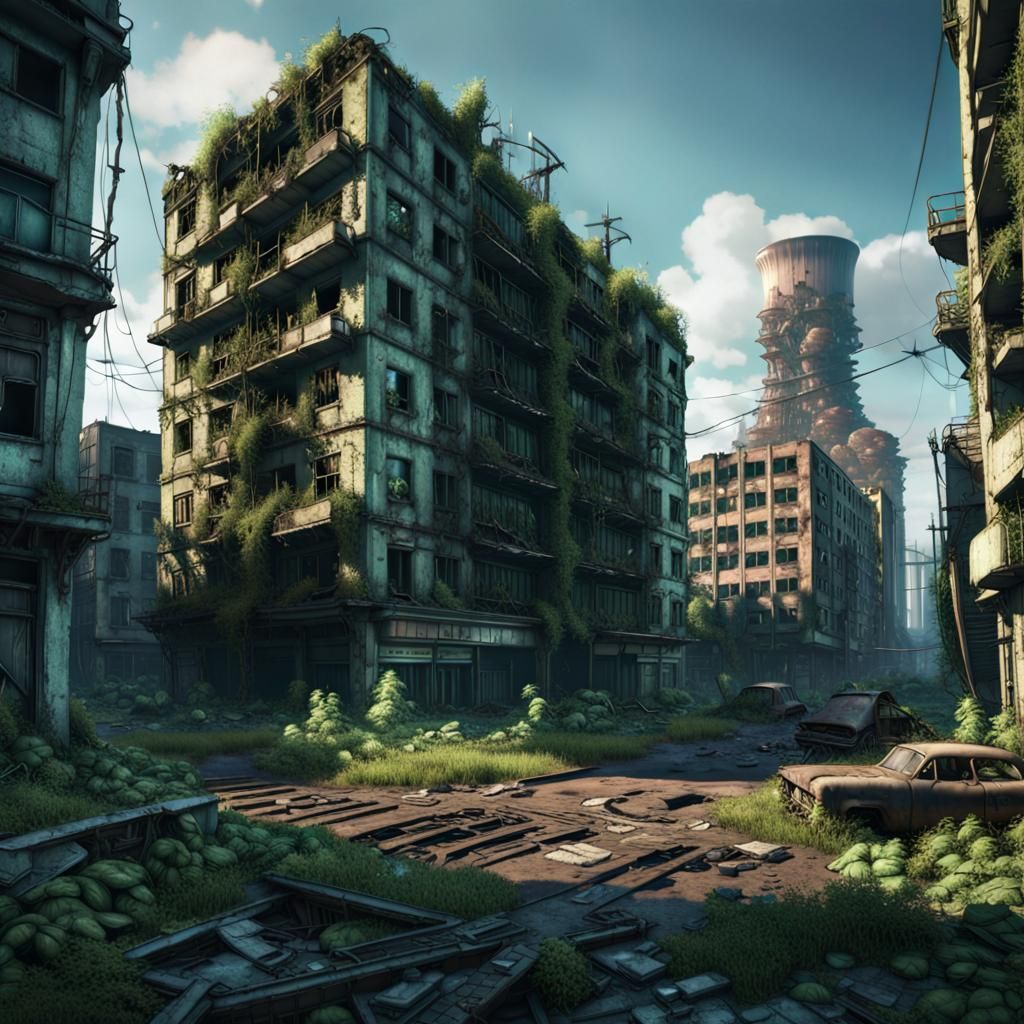 Post-Apocalyptic City: Decayed Beauty in Unreal Engine 5