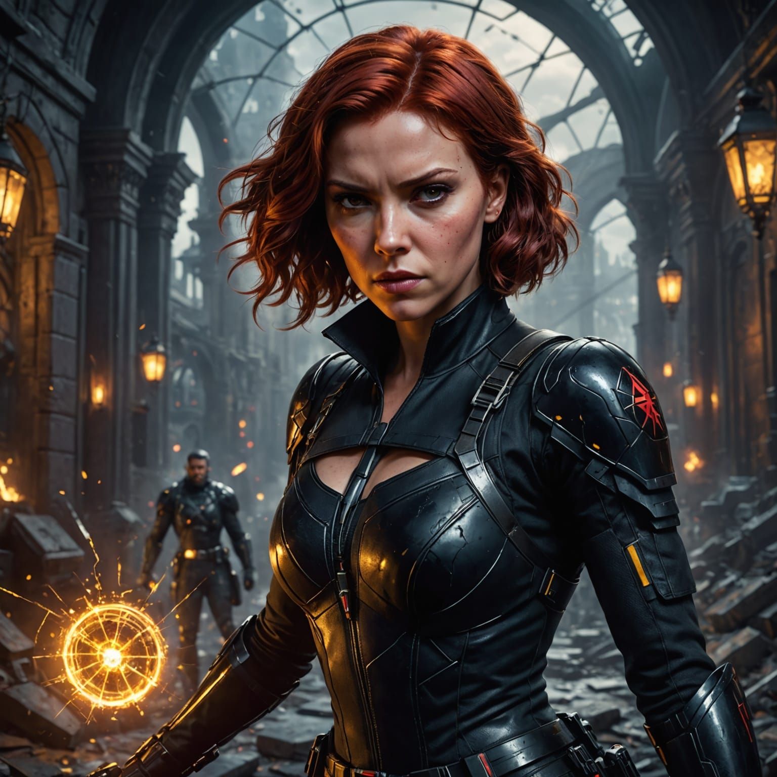 Surreal Dark Fantasy Masterpiece in Hyperdetailed Style