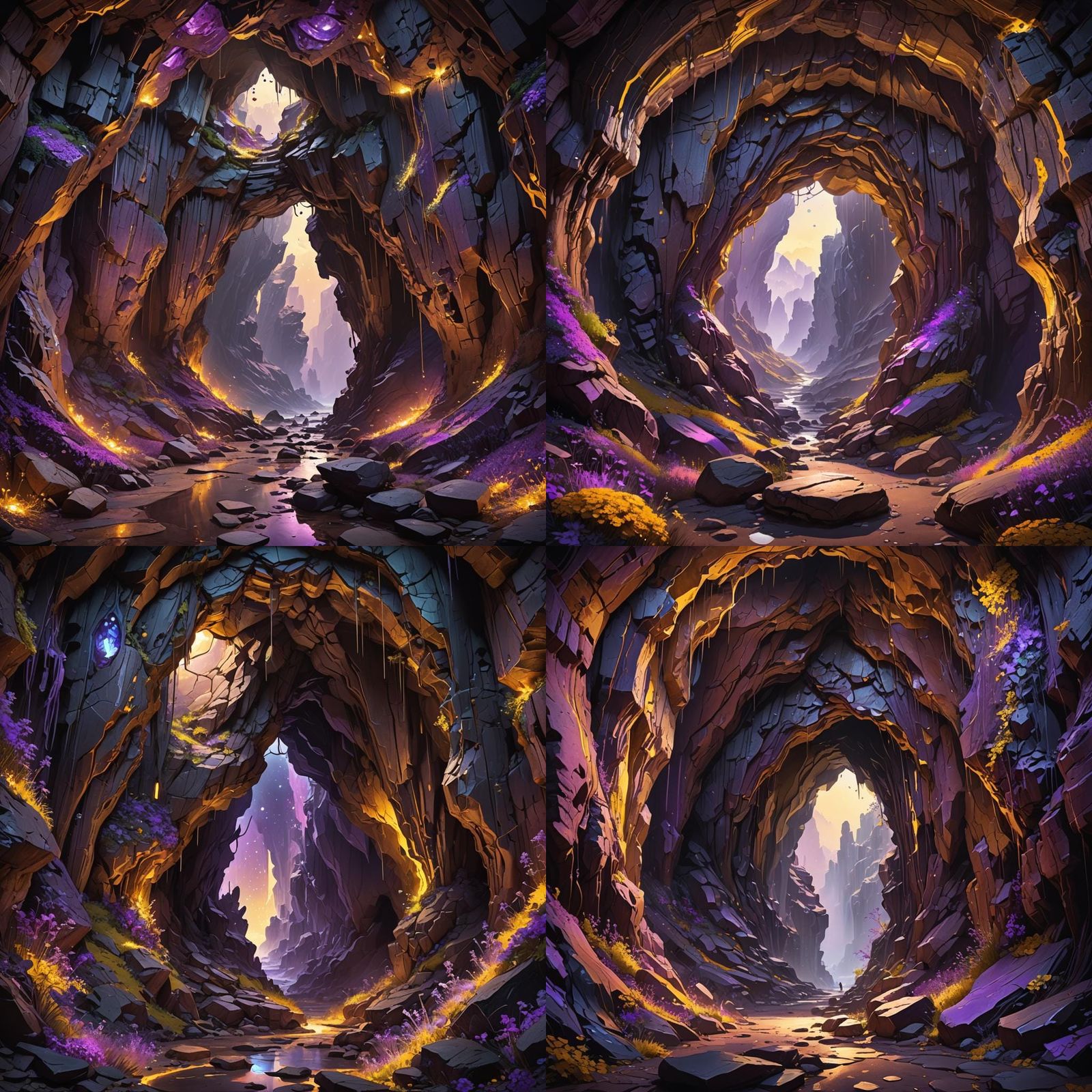 Portal to Warped Reality: Dark Fantasy Concept Art