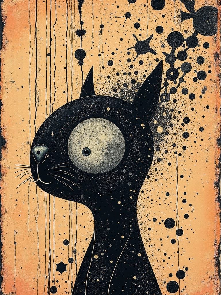 Whimsical Psychnortrix in Rusty Metal Haze