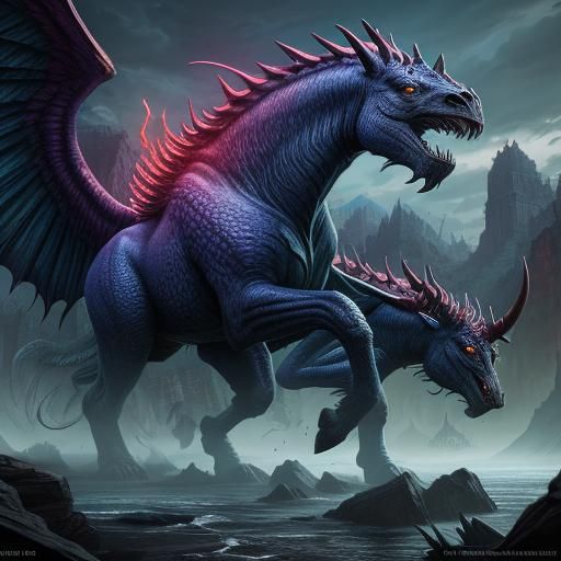 Fantastical Mythical Creatures in Detailed Digital Painting