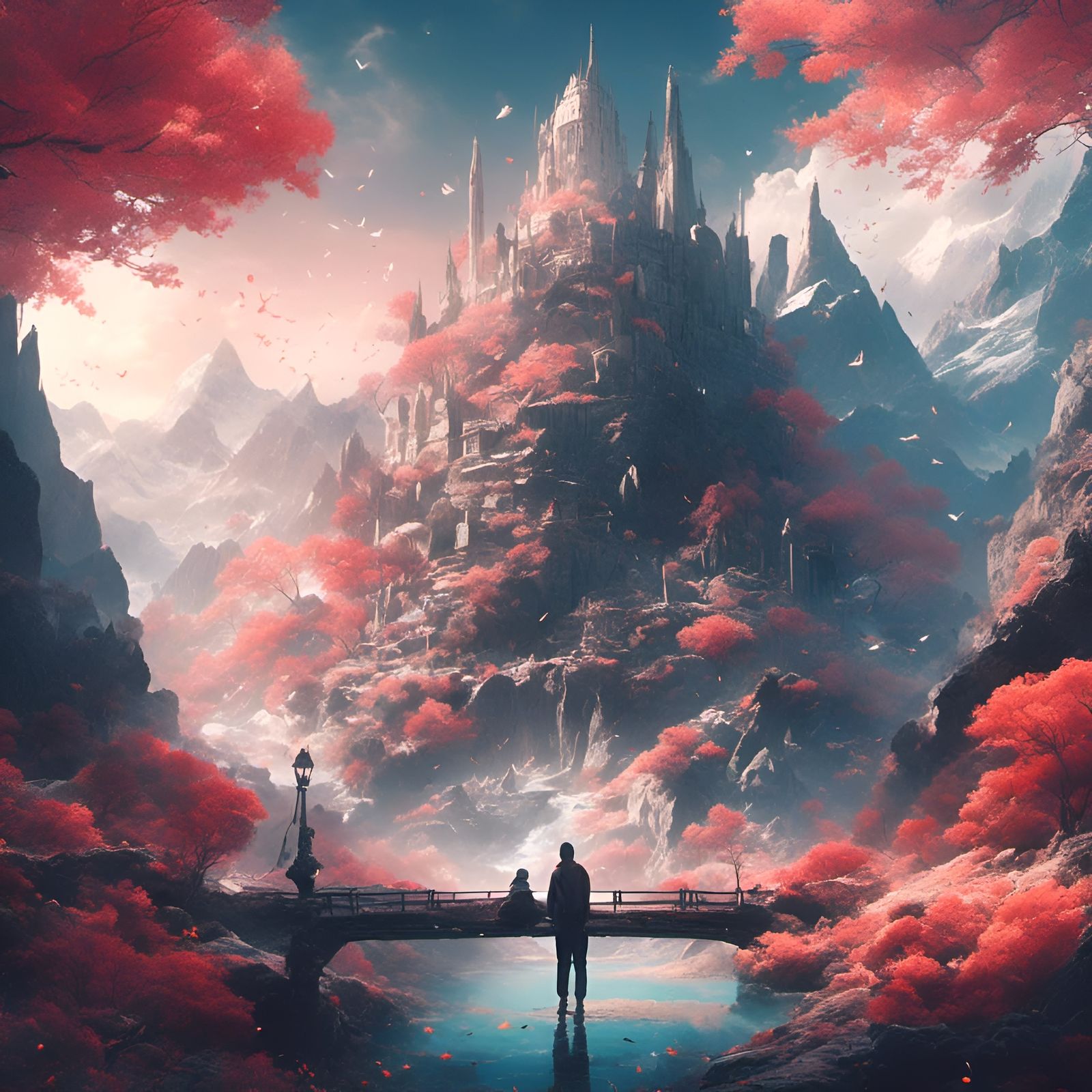 Intricate Digital Painting of Inner Stillness