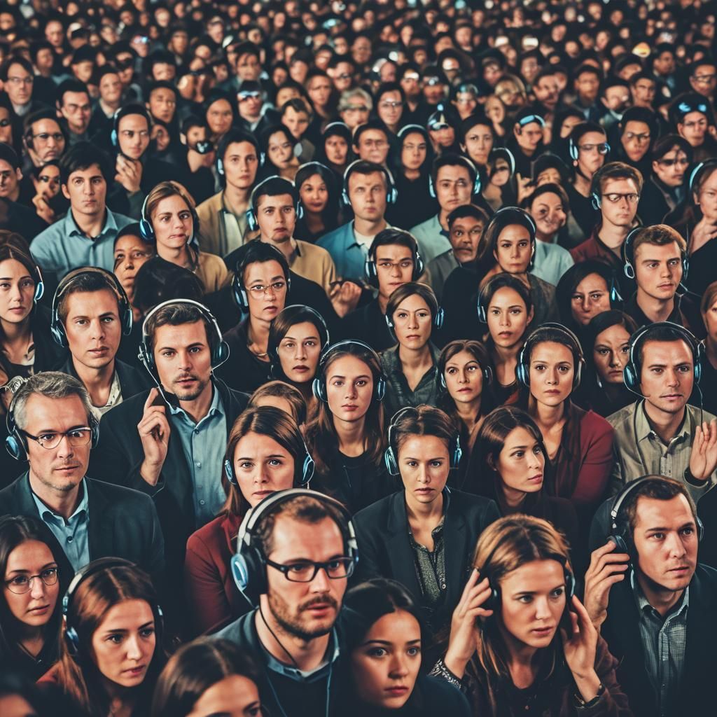 High-Contrast Documentary Photo of Panicked Room