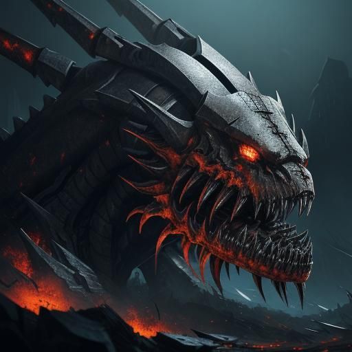 Industrial Fantasy Scrap Maw Concept Art