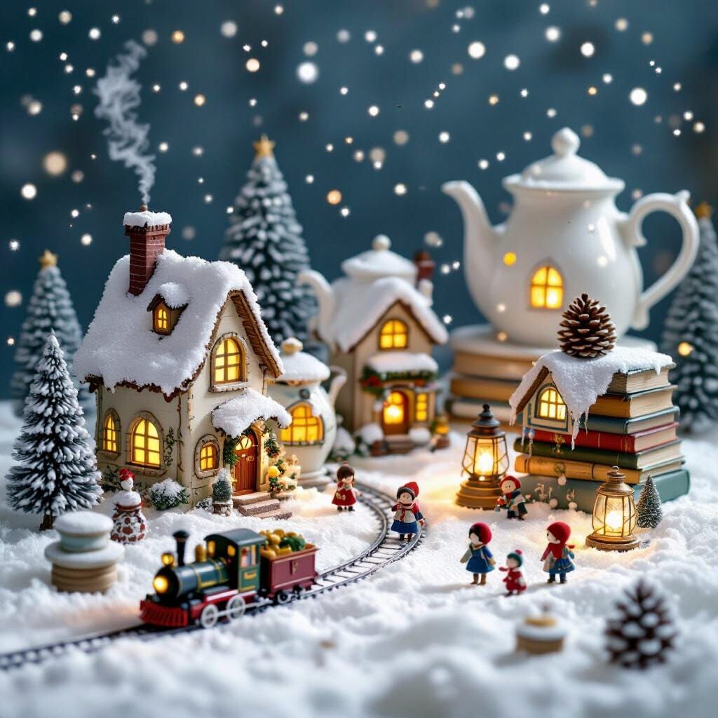 Ghibli Christmas Village: A Secret World of Wonder