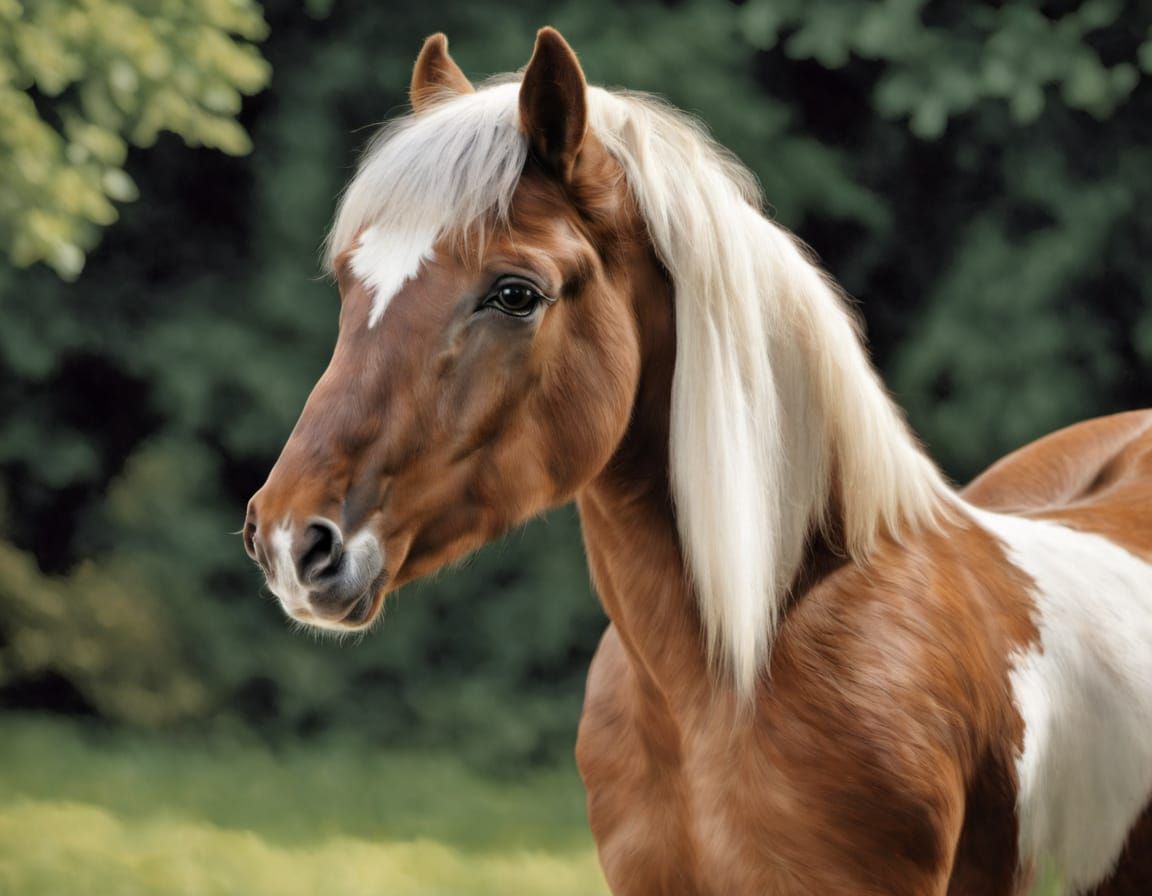 Welsh Pony in Caravaggisti Style