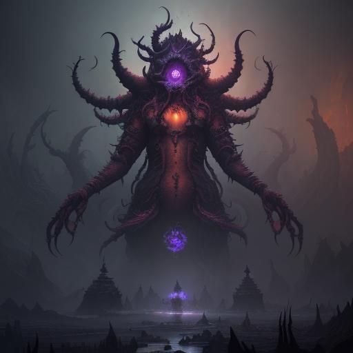 Shubniggurath Detailed Matte Painting