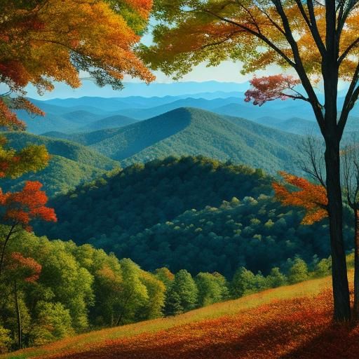 Scenic Blue Ridge Mountain Landscape