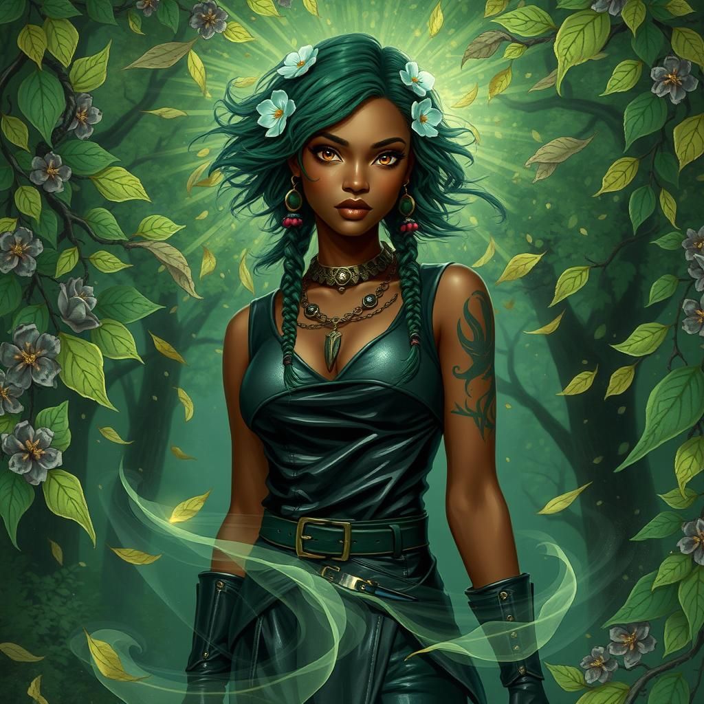 Xylia Cynis, wood aspect Dragon Blooded from the Exalted set...