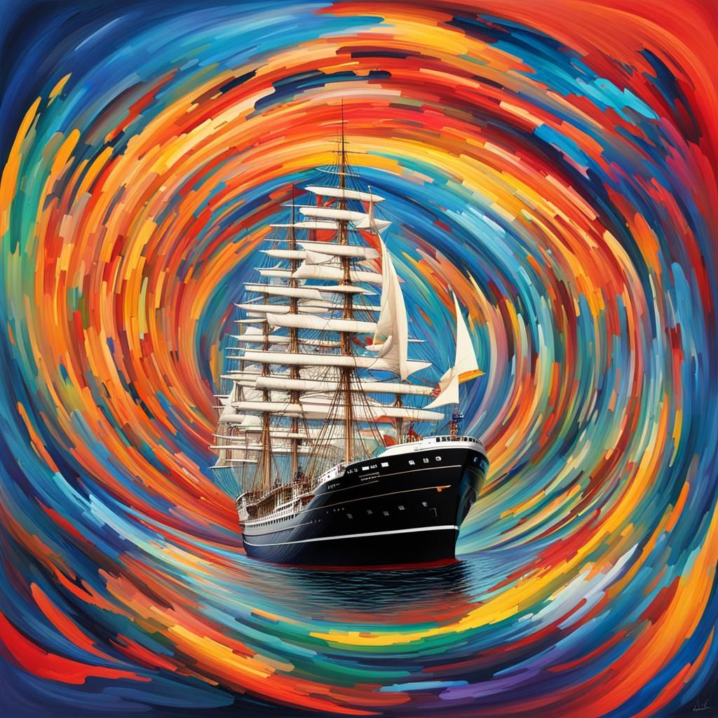 Ship Navigating Colorful Vortex of Tribulations