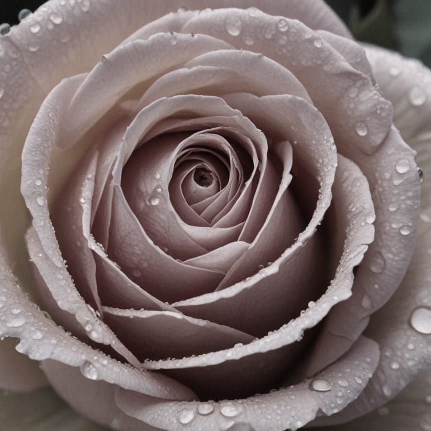 Dewy Rose with Springtime Babies