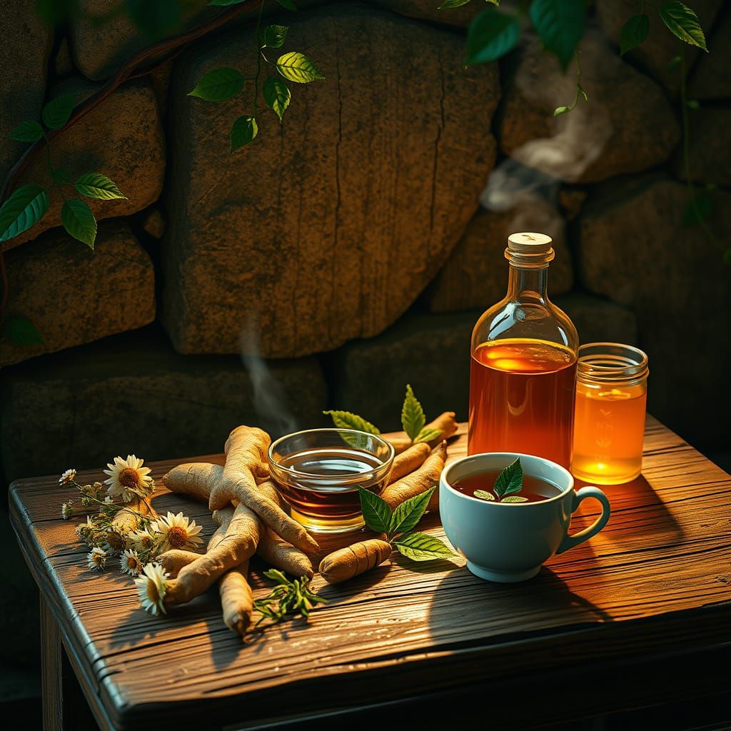 Golden Apothecary Sanctuary in Whimsical Woodland