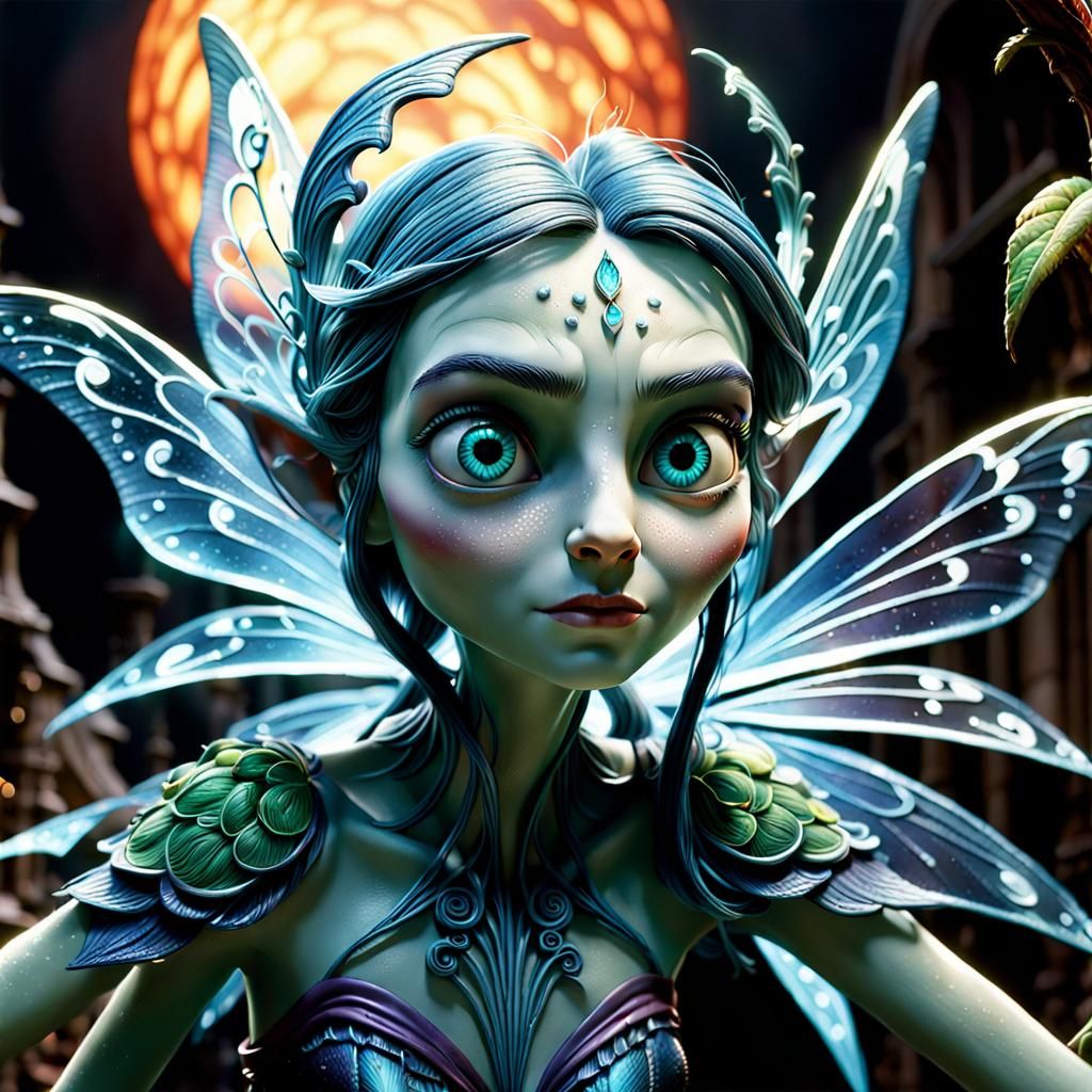 Hyperrealistic Elemental Fairy in Ultra-Detailed 3D