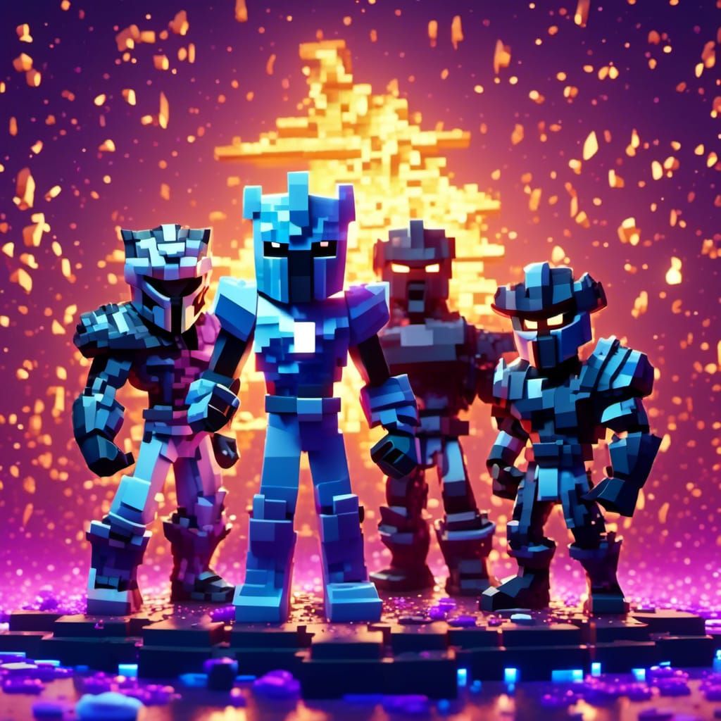 Dallas Cowboys Logo with Cartoon Legends in 3D