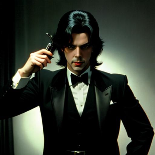 Riker as Vincent Vega: Pulp Fiction Cosplay