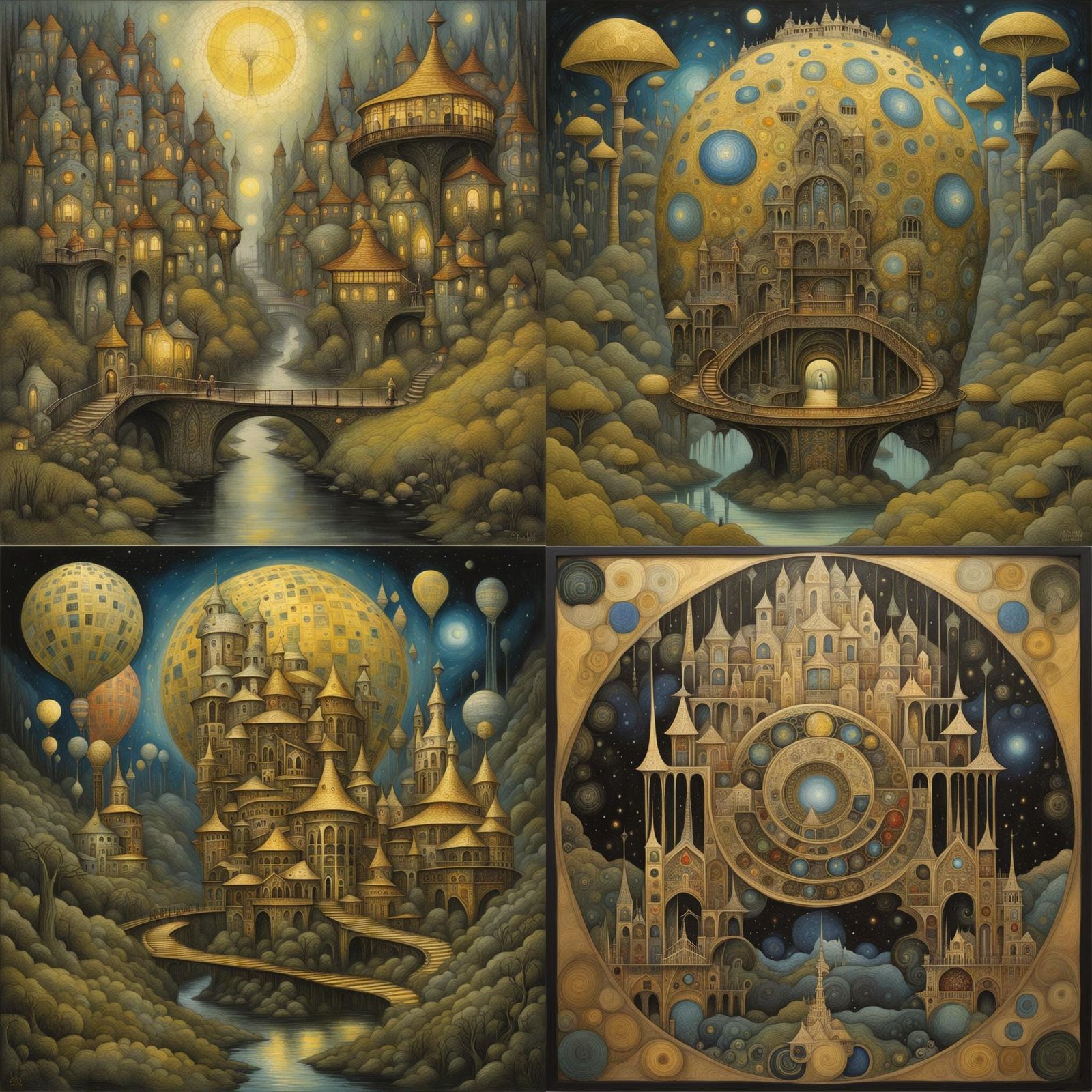 Organic Abstract Landscape