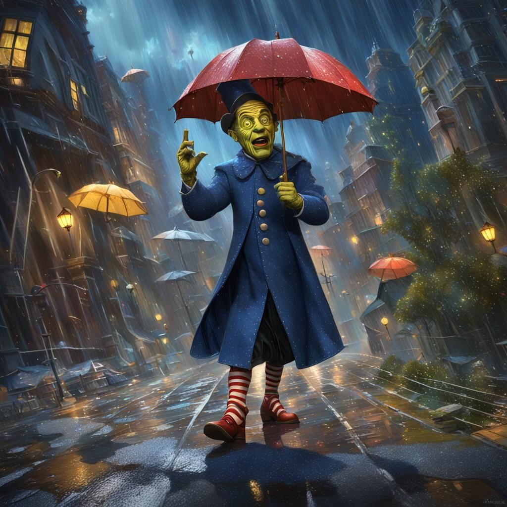 Wizard of Oz Singing in the Rain, Picasso Style