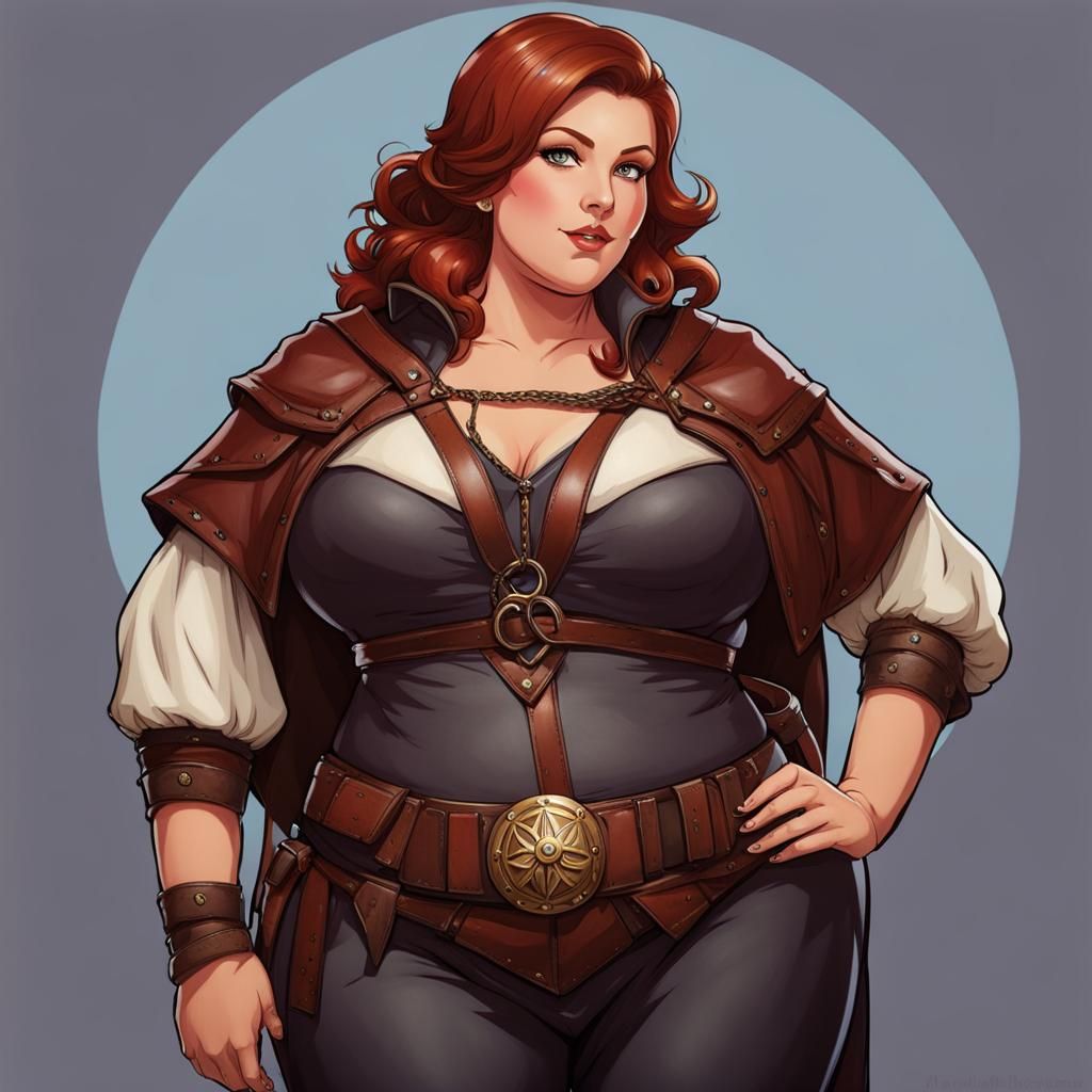 Chubby Retired Adventurer in Medieval Fantasy
