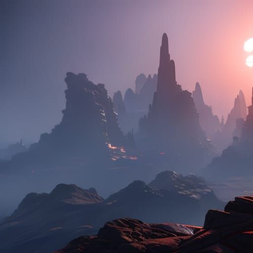 Mass Effect Inspired Matte Painting in Unreal Engine 5