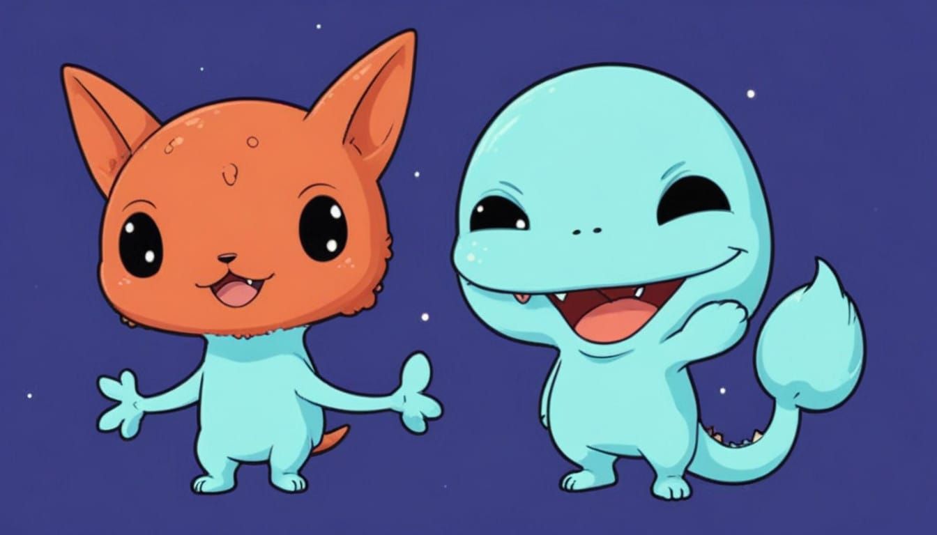 Cute Anime Alien Creature