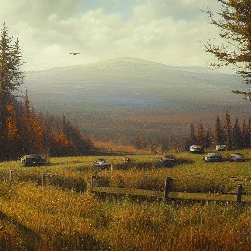 Apocalyptic Last Day on Earth Painting