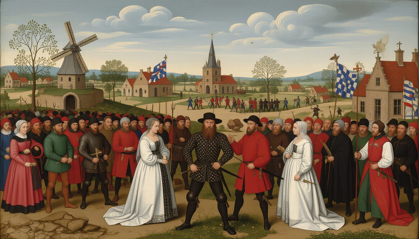 Perpetual War: A Northern Renaissance Scene