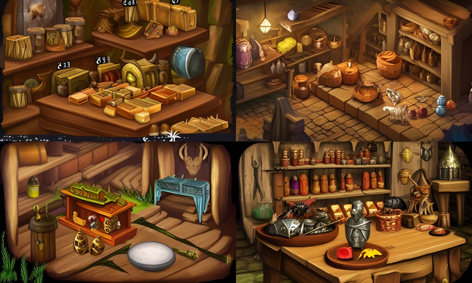 Witch's Store Selling Magical Items