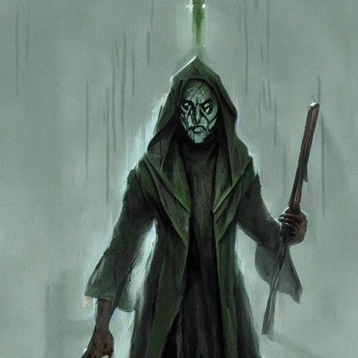 Sinister Harry Potter Cultist by Greg Rutkowski