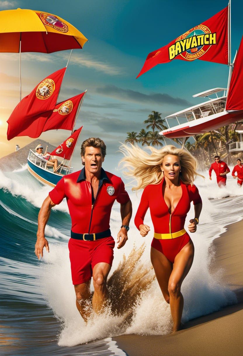 Baywatch reimagined Pamela Anderson and David Hasselhoff