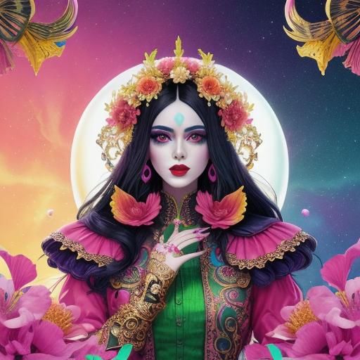 Alien Flower Lady DSv82 - 4