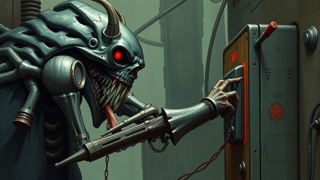 when evil atm's start to eat your arm