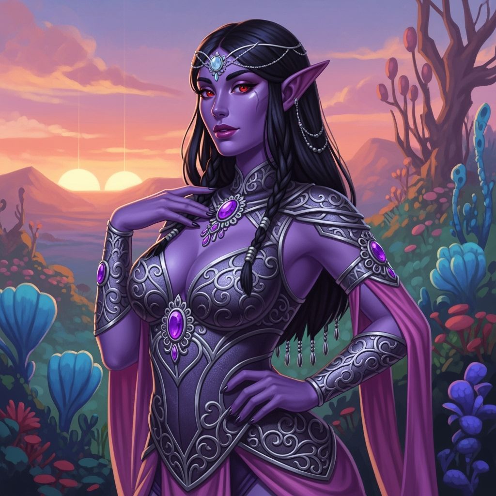 Elvish Beauty in Hyperrealistic Style