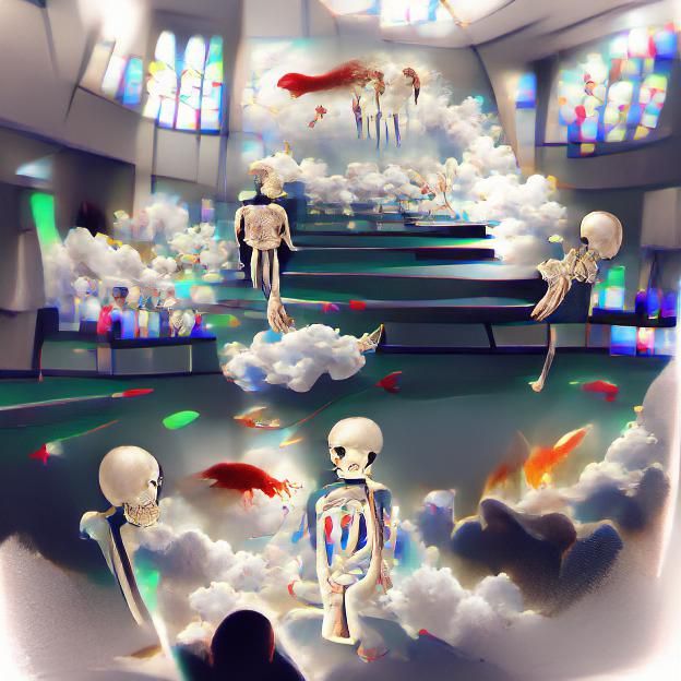 Ethereal Afterlife: A Dreamlike Journey