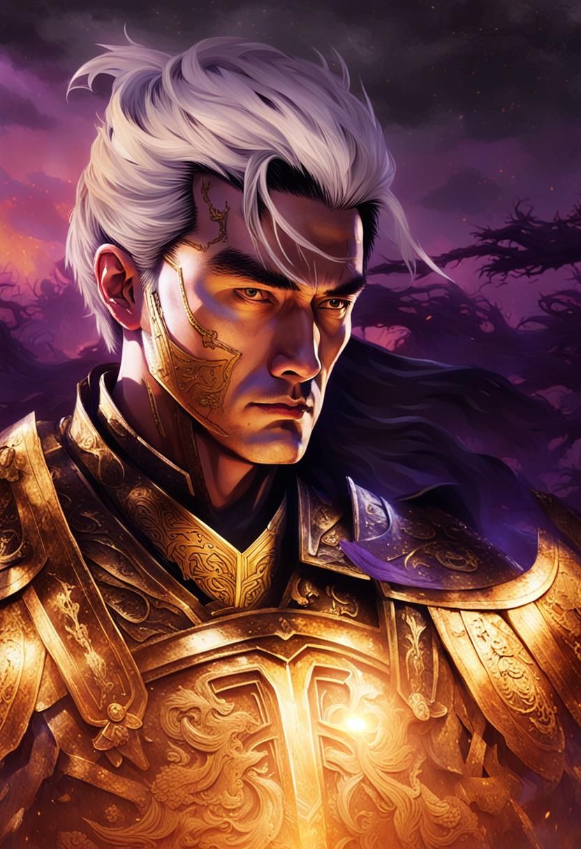 Chinese General on Battlefield in Greg Rutkowski Style