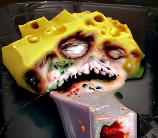 Melting Zombie Cheese: An AI Interpretation