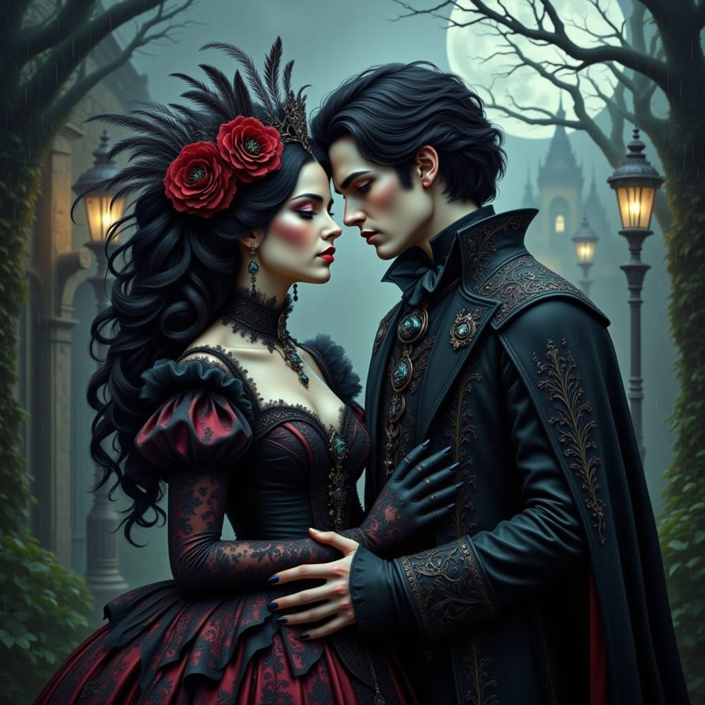 Queen of Hearts and King of Loss in Rain