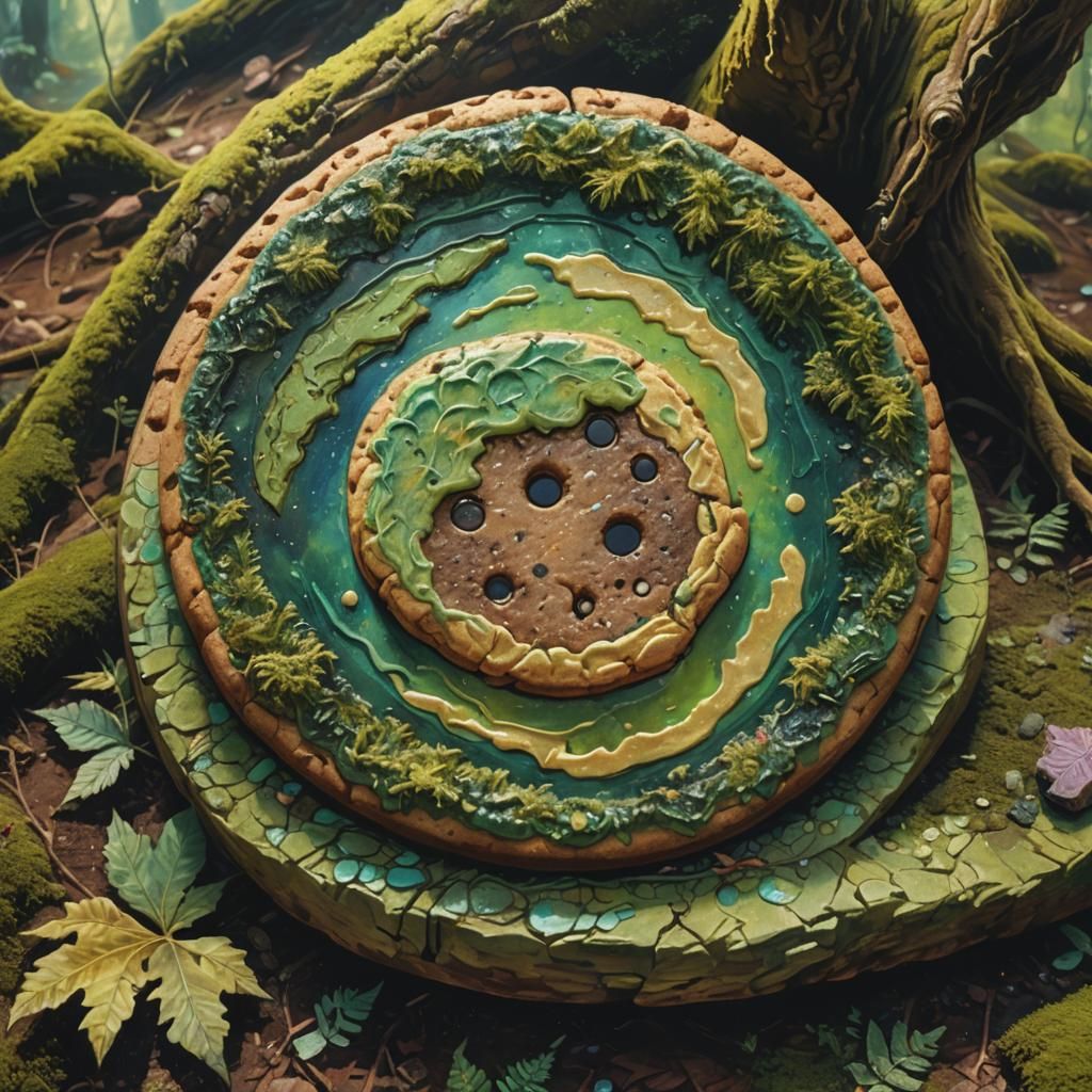 Mystical Forest Cookie: Fantasy Concept Art