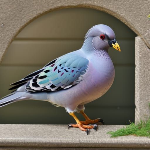 A Delicate Bird Takes Flight