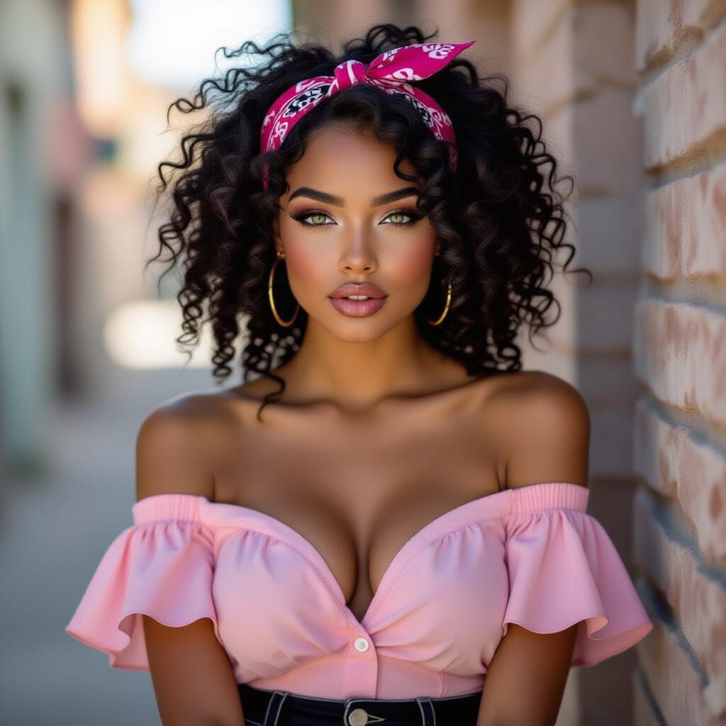 The brilliant oil painting depicts a captivating,Effervescen...