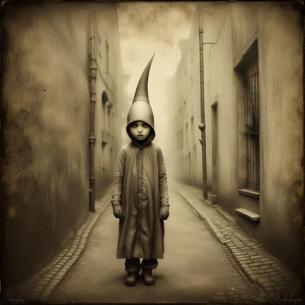 Dreamlike Trickster in Foggy Nirvana: Pictorialism Style