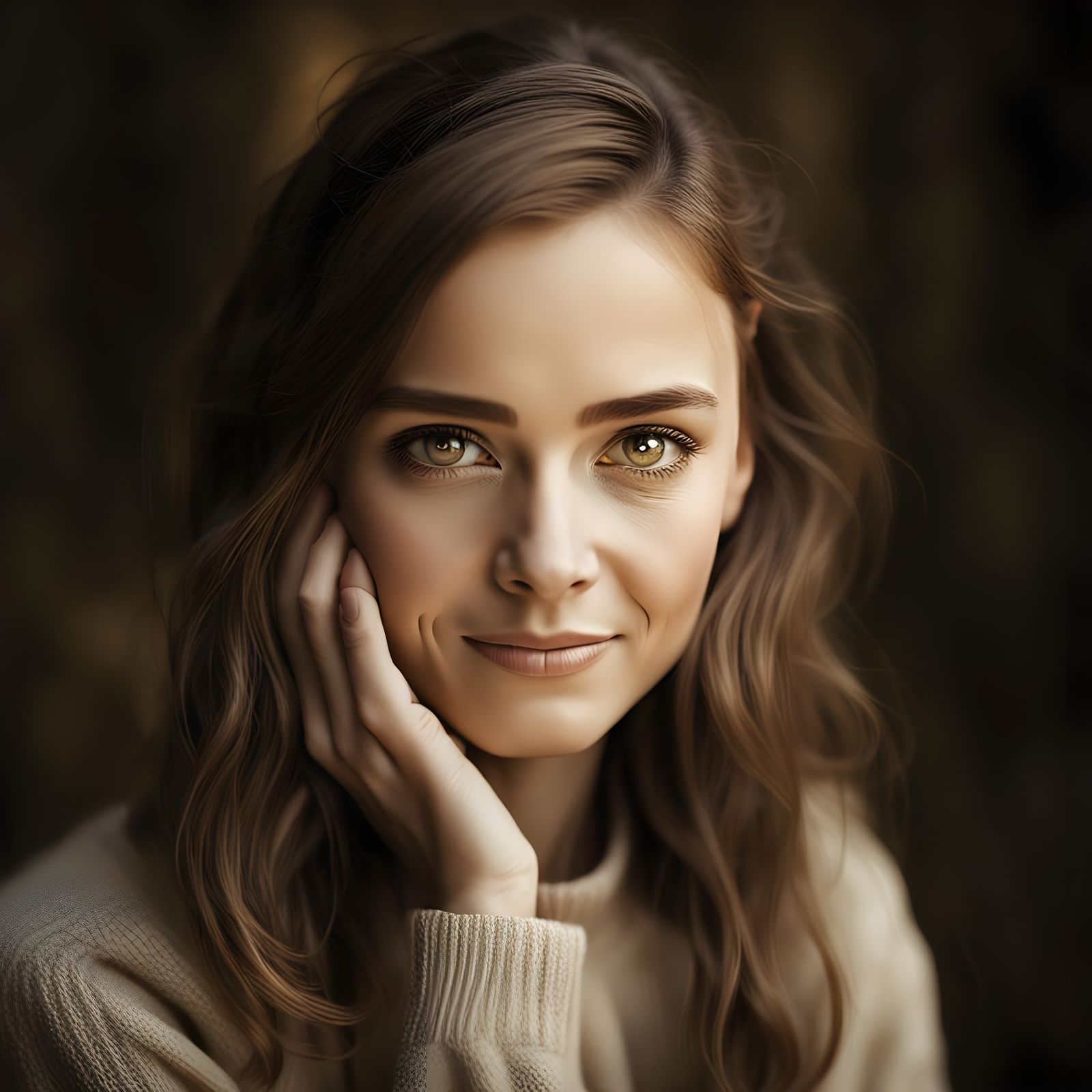 Mysterious Woman Beckons with a Secret