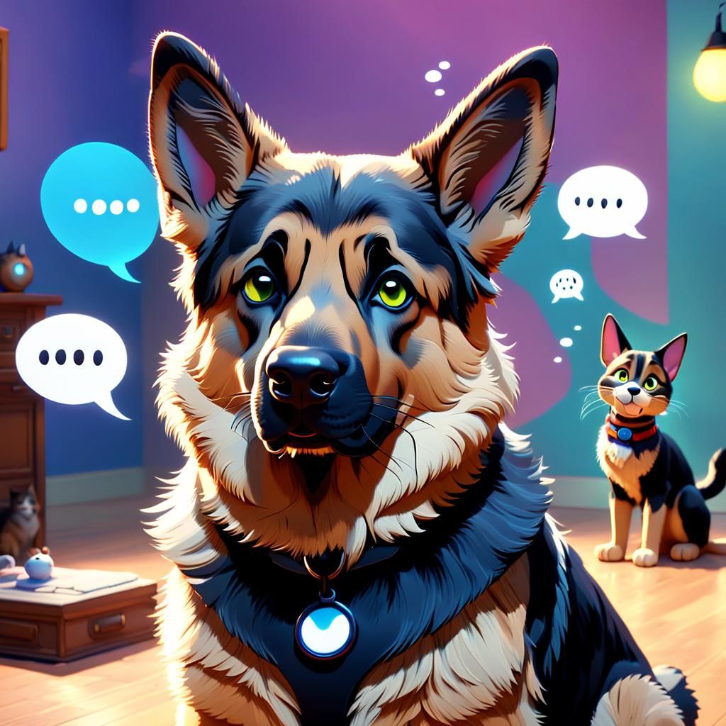 Talking Animals in 3D Animated Style