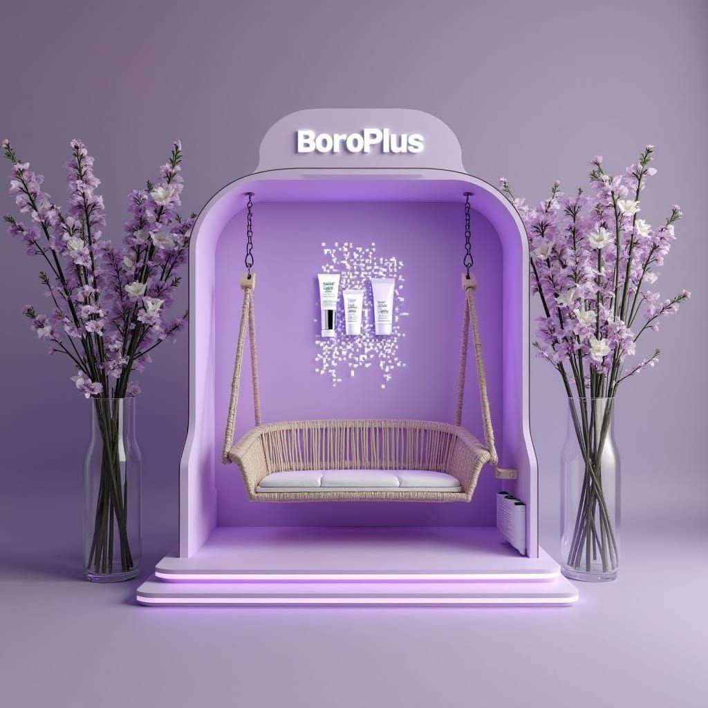 BoroPlus Selfie Stand with Modern Aesthetic